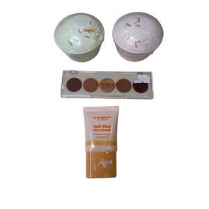 Ulta Beauty Bath Bombs Eye Shadow Palette Face Primer Set Gift Bundle New Lot